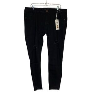 Gazoz NWT Black Distressed Jeans